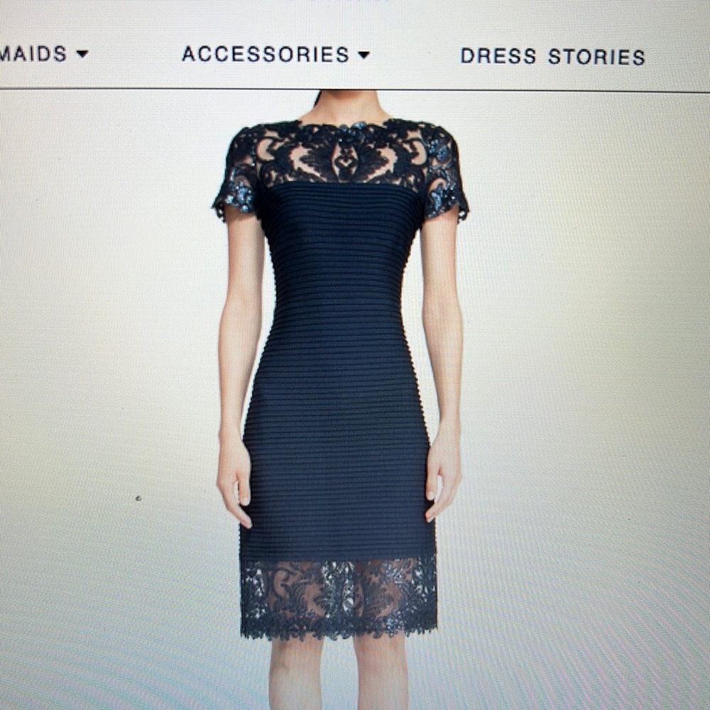 Tadashi Shoji Navy Ivana Dress